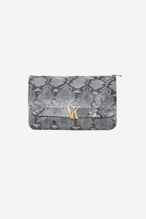 FAUX SNAKE SKIN LEATHER BAG