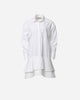 WHITE STRUCTURED SHIRT DRESS
