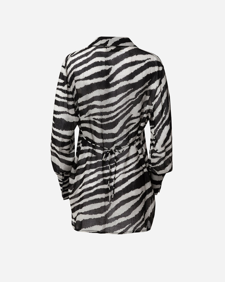 ZEBRA PRINT SLIM-FIT SHIRT-PRE-ORDER ITEM