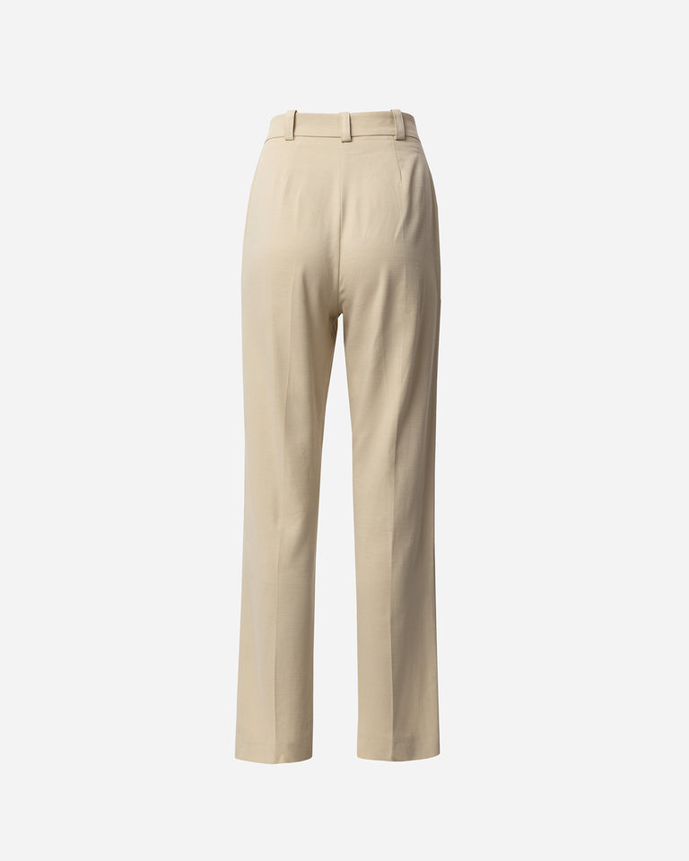 BEIGE TAILORED PANTS