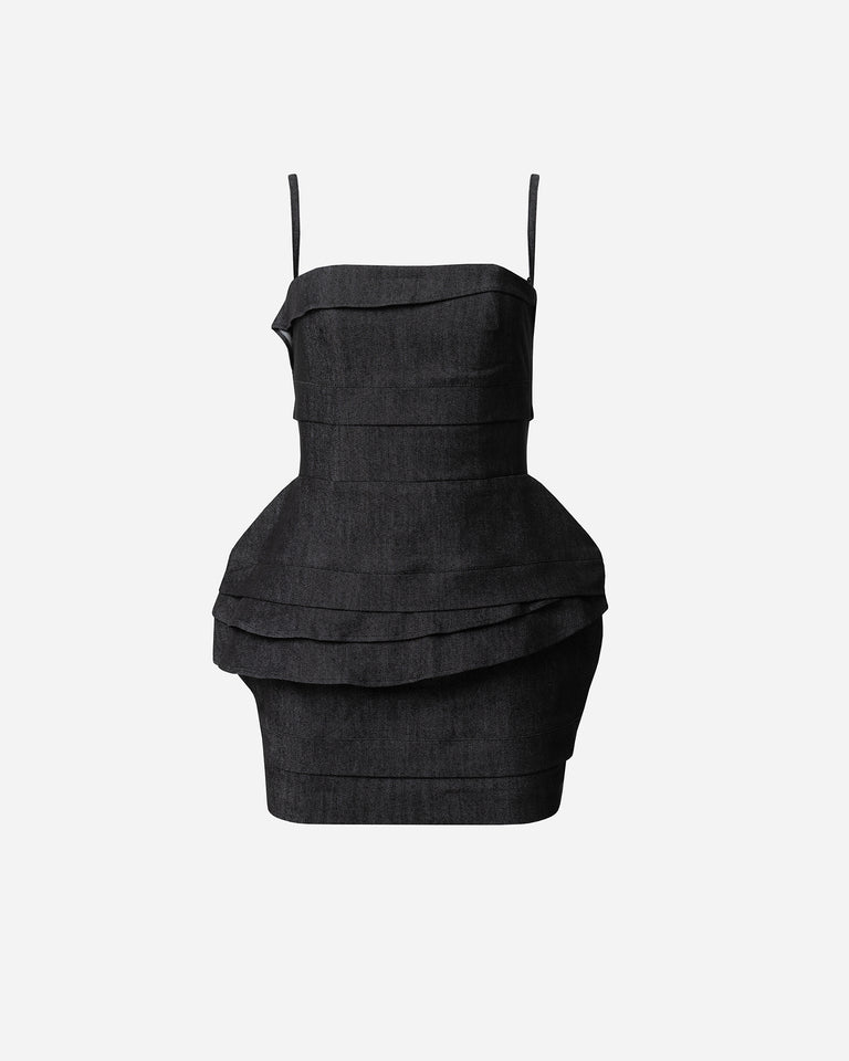 DENIM MINI DRESS - PRE-ORDER ITEM