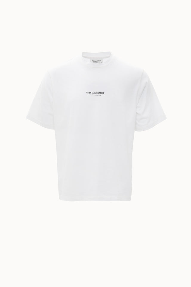 VASSIA KOSTARA WHITE T-SHIRT