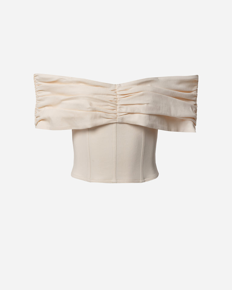 CREAM CORSET TOP