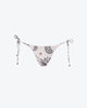 OFF WHITE THIN STRAP BIKINI BOTTOMS