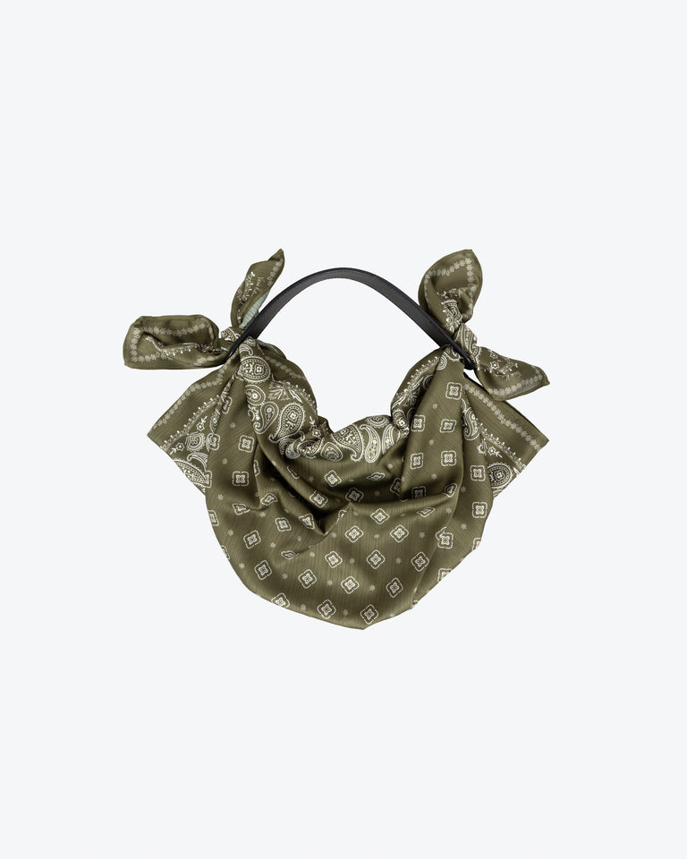 OLIVE BANDANA TOP/BAG