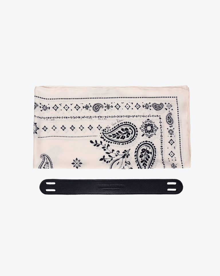 OFF WHITE BANDANA TOP/BAG