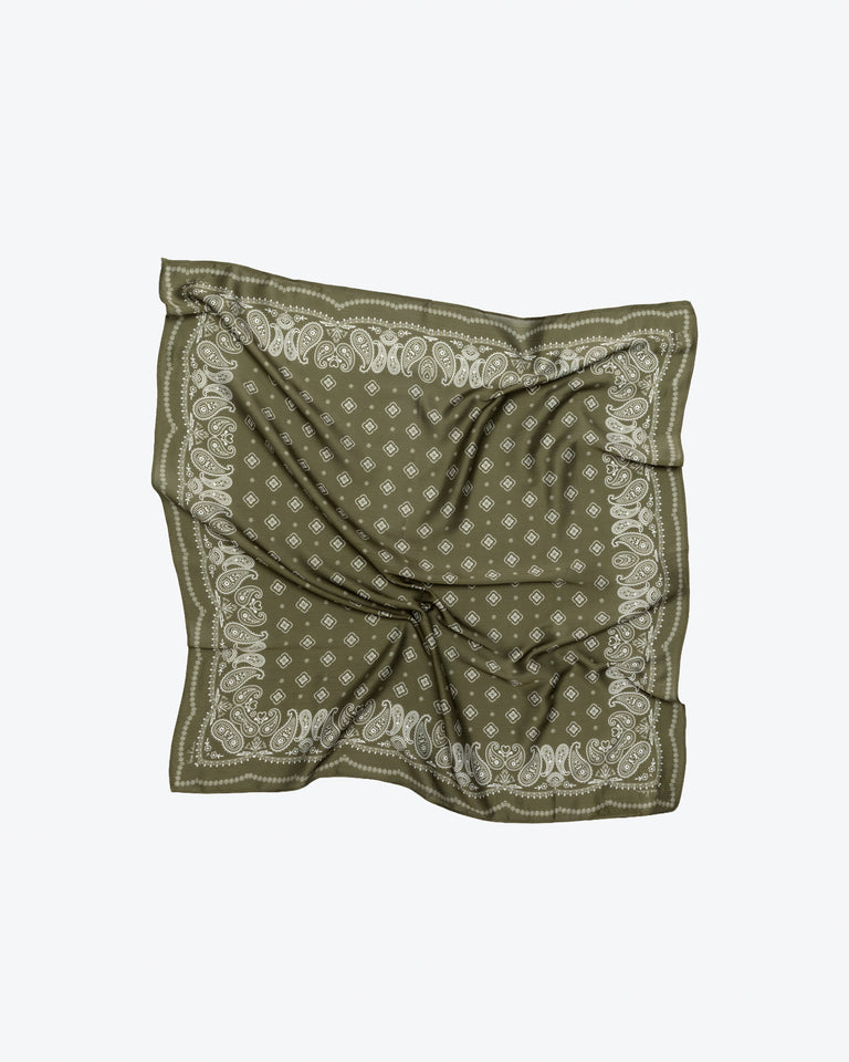 OLIVE BANDANA TOP/BAG