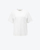 WHITE T-SHIRT WITH BLUE BANDANA