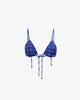 MIDNIGHT TRIANGLE BIKINI TOP