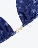 MIDNIGHT TRIANGLE BIKINI TOP