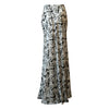 SATIN LONG SKIRT WITH ANIMAL PRINT