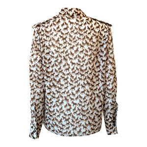 HORSE PRINT SLIM FIT SHIRT