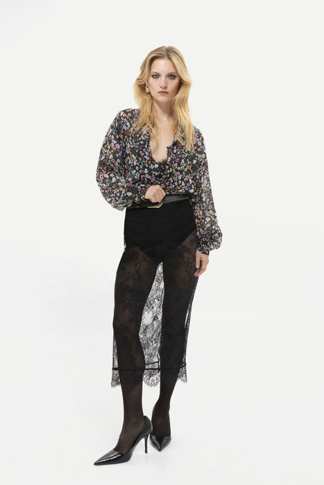 LACE MIDI SKIRT