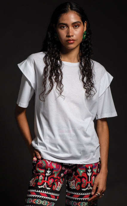 FAITH T-SHIRT WHITE - Cotton