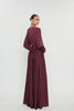 CARLA DRESS | BURGUNDY