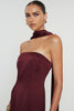 NEPHELI DRESS | BURGUNDY