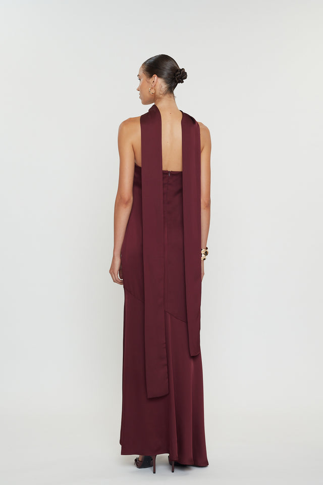 NEPHELI DRESS | BURGUNDY