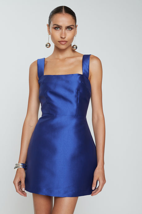 VASILIKI MINI DRESS | ROYAL BLUE