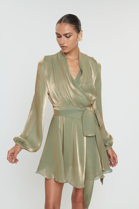 SAVINA DRESS | OLIVE