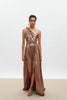 MARGOT DRESS | METALLIC BRONZE