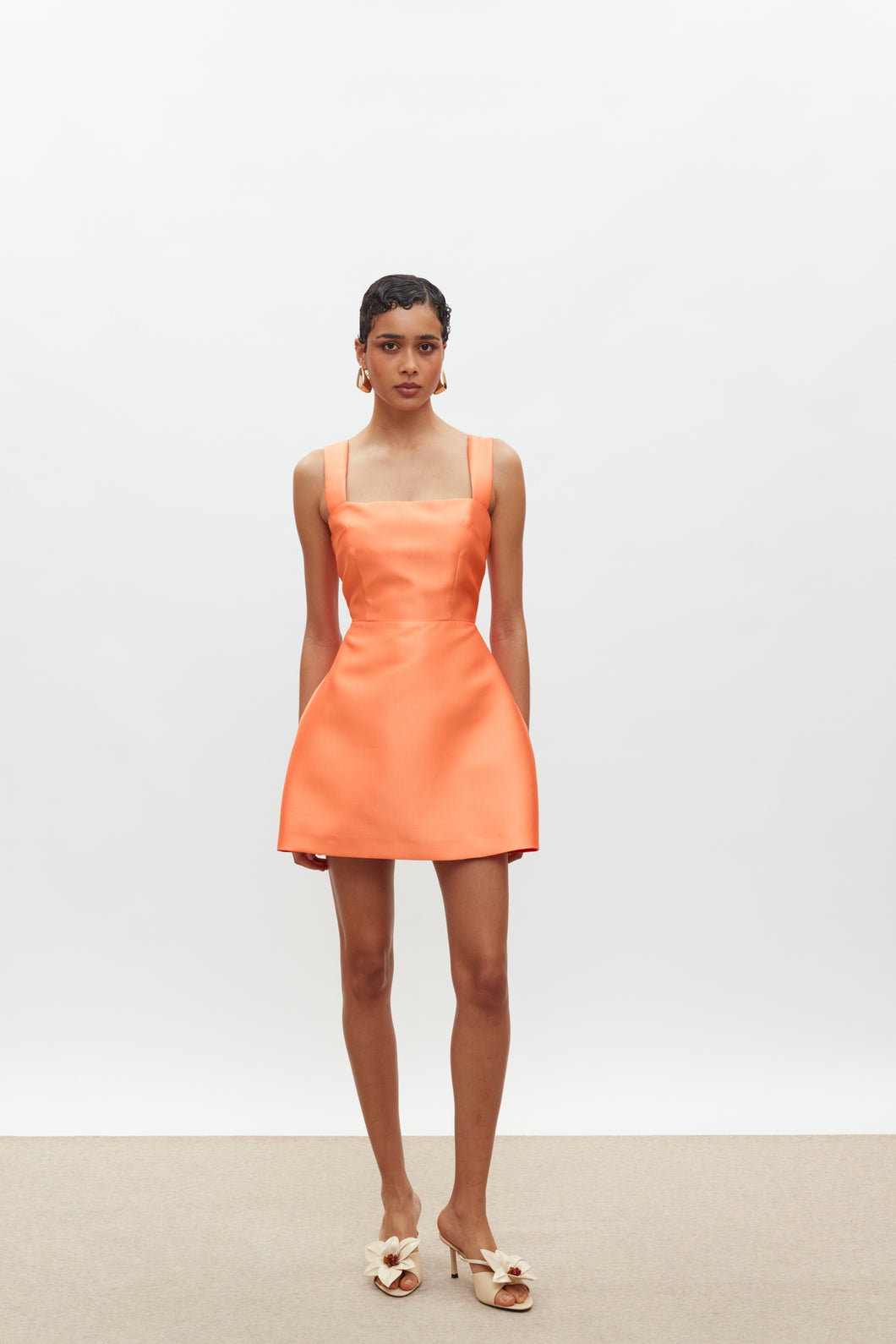 VASILIKI MINI DRESS | PEACH
