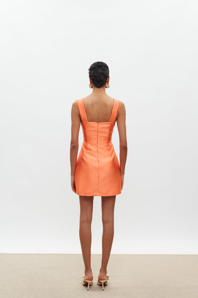 VASILIKI MINI DRESS | PEACH