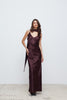 CALISTA DRESS | BURGUNDY