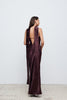 CALISTA DRESS | BURGUNDY