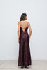 CALISTA DRESS | BURGUNDY