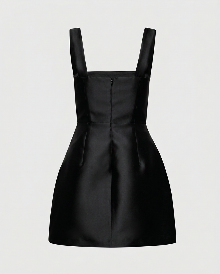 VASILIKI MINI DRESS BLACK