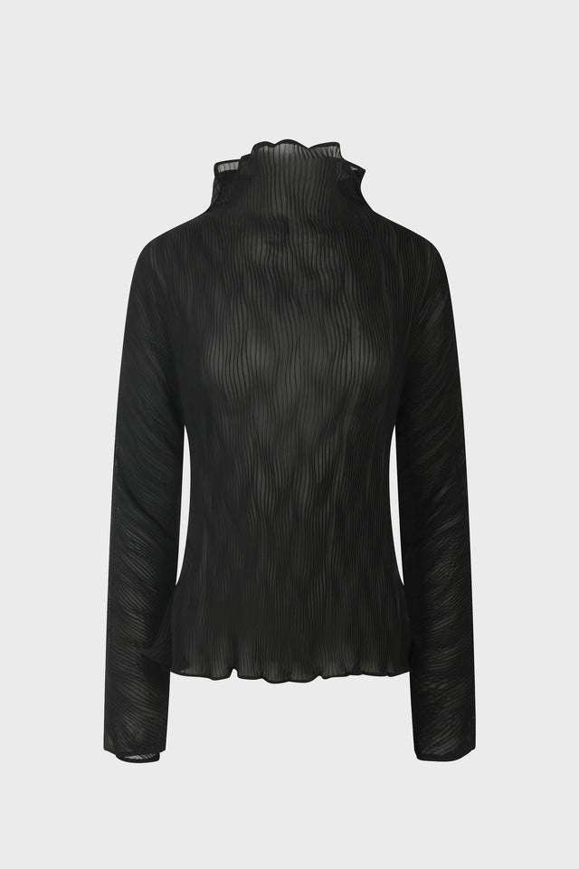 BLACK SWAN BLOUSE PLISE