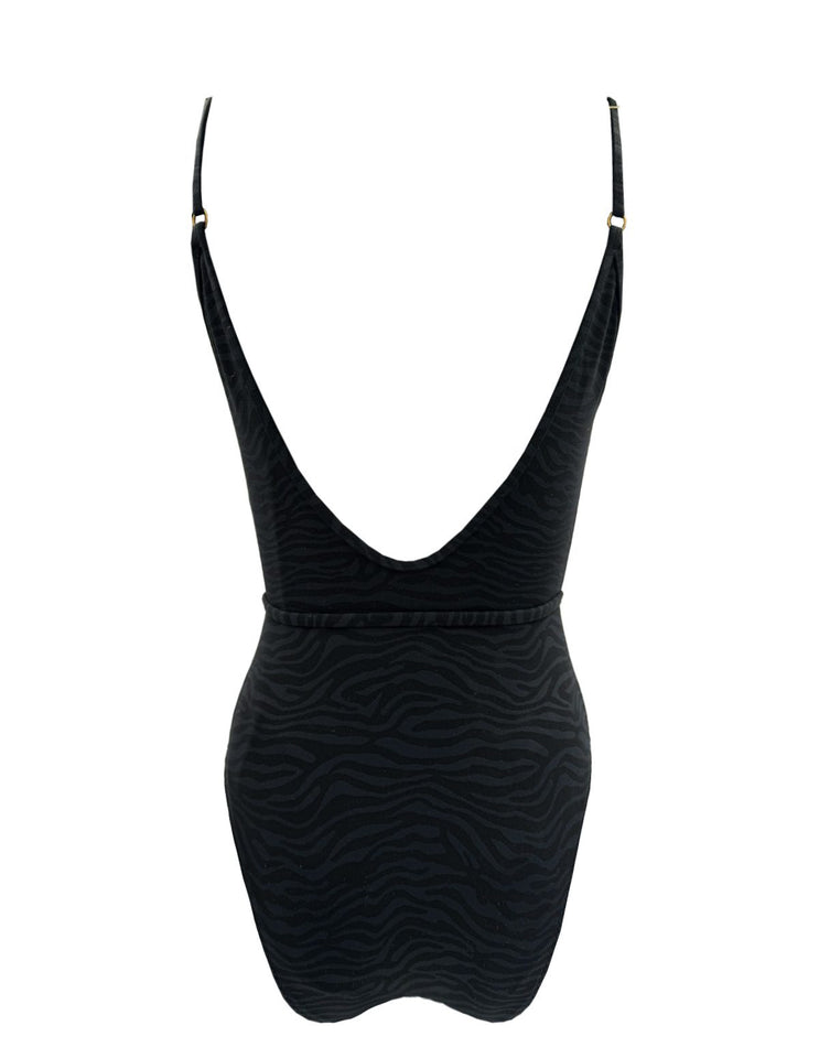BLACK ZEBRA ONE PIECE