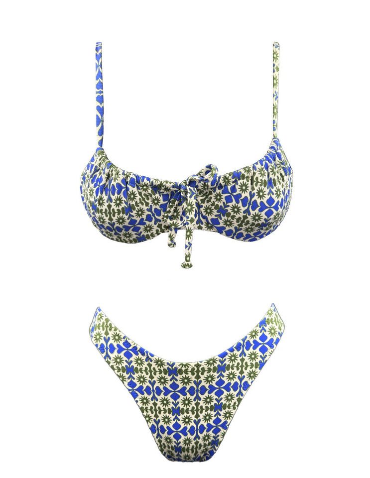 SOLAR WAVE RUCHED BIKINI