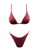 WINE SHELL TRIANGLE BIKINI