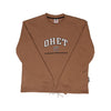 Teddy Bear Brown College Crewneck Sweater