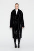 CASABLANCA FUR COAT BLACK