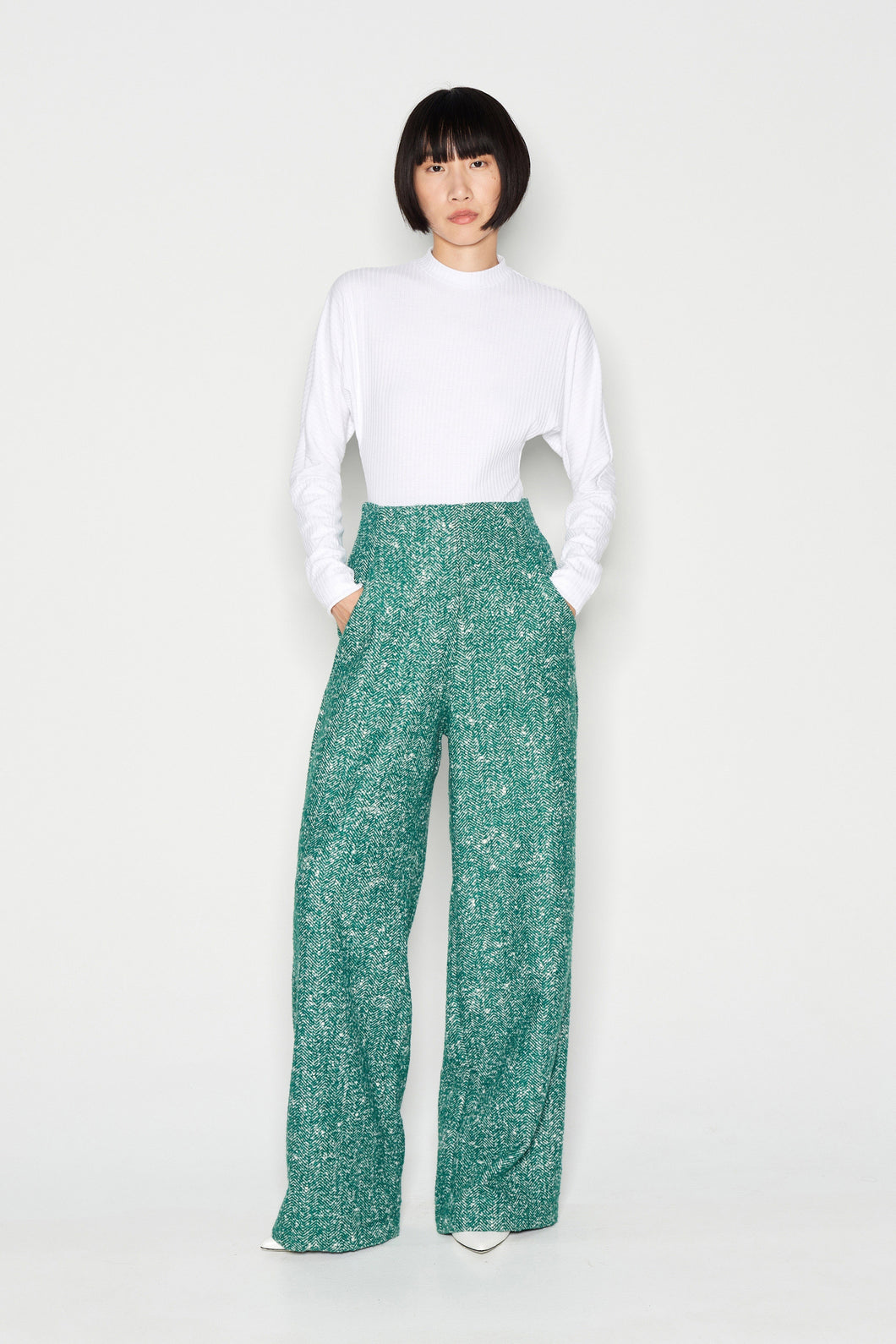 CINEMATIC THREADS TROUSERS GREEN