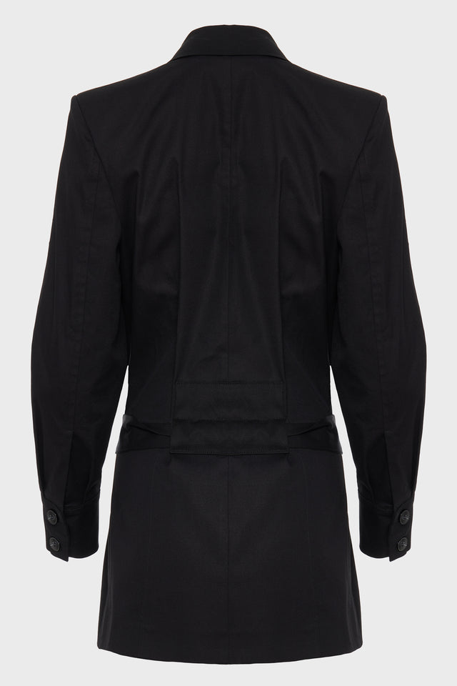 LETICIA BLAZER DRESS BLACK