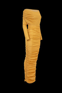 MICHELANGELO DRESS GOLD