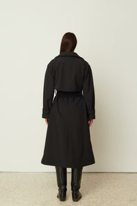 BLACK TRENCH COAT