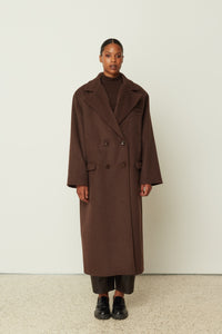 BROWN WOOL COAT