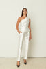 DUCHESS ONE SHOULDER TOP WHITE