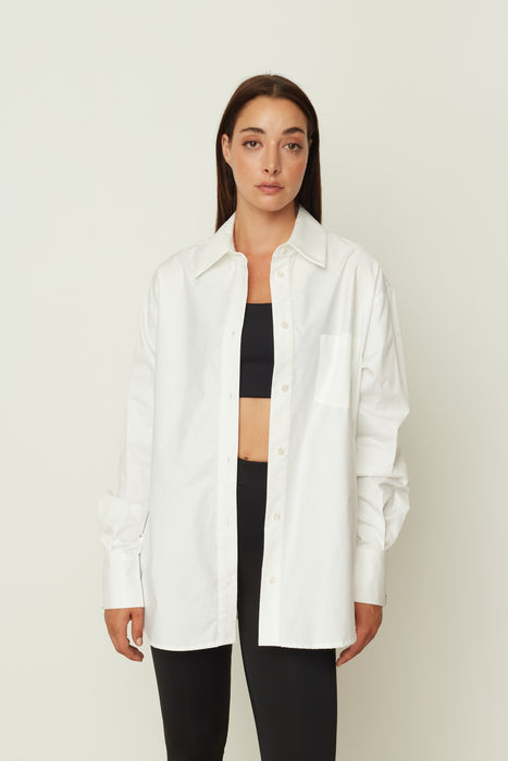 WHITE COTTON SHIRT