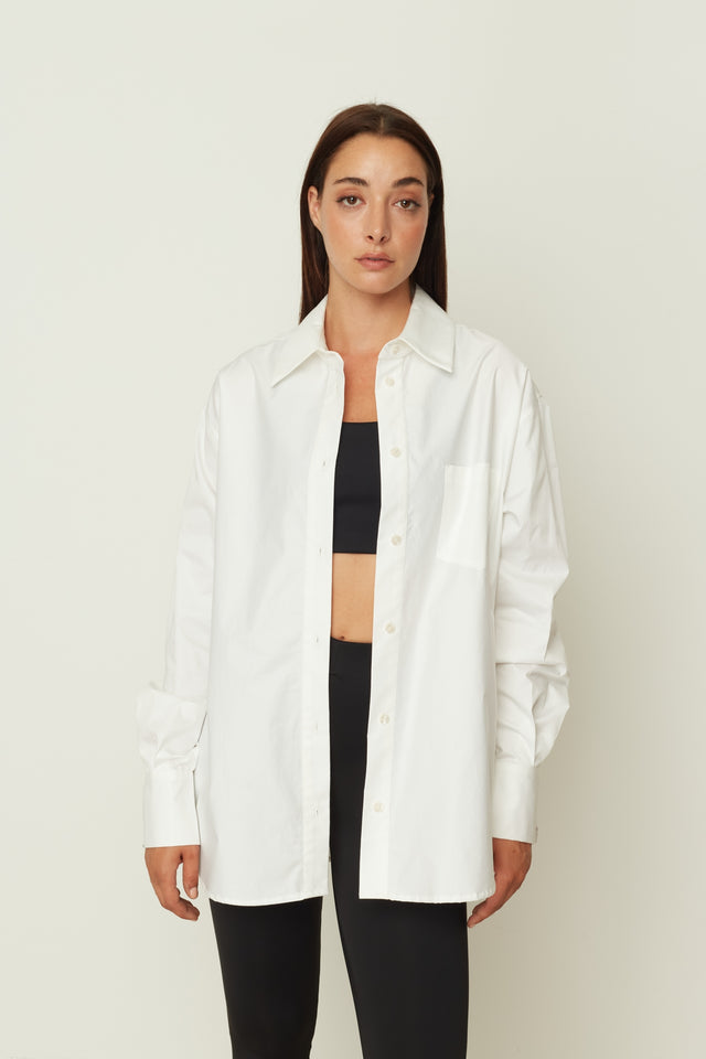 WHITE COTTON SHIRT