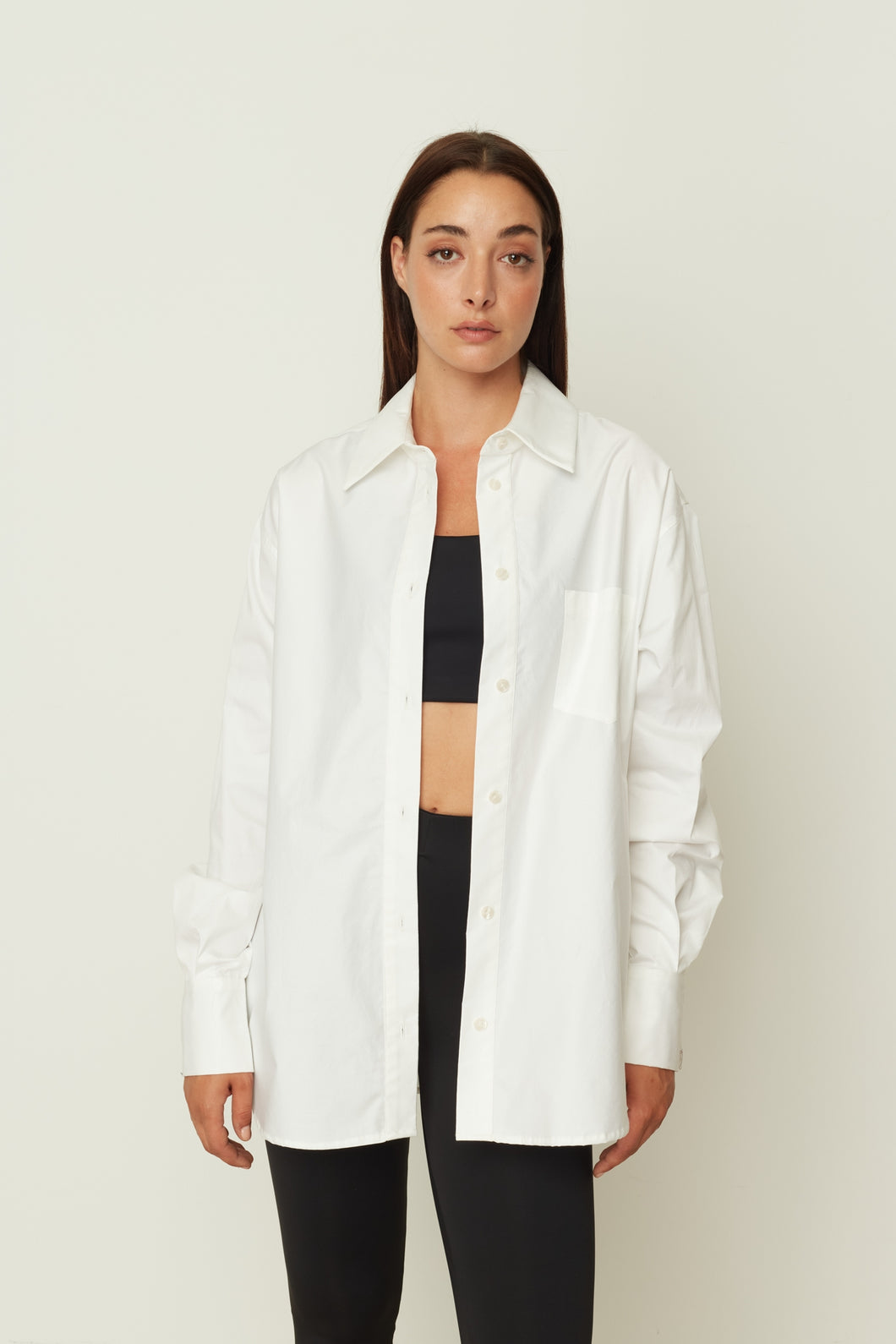 WHITE COTTON SHIRT