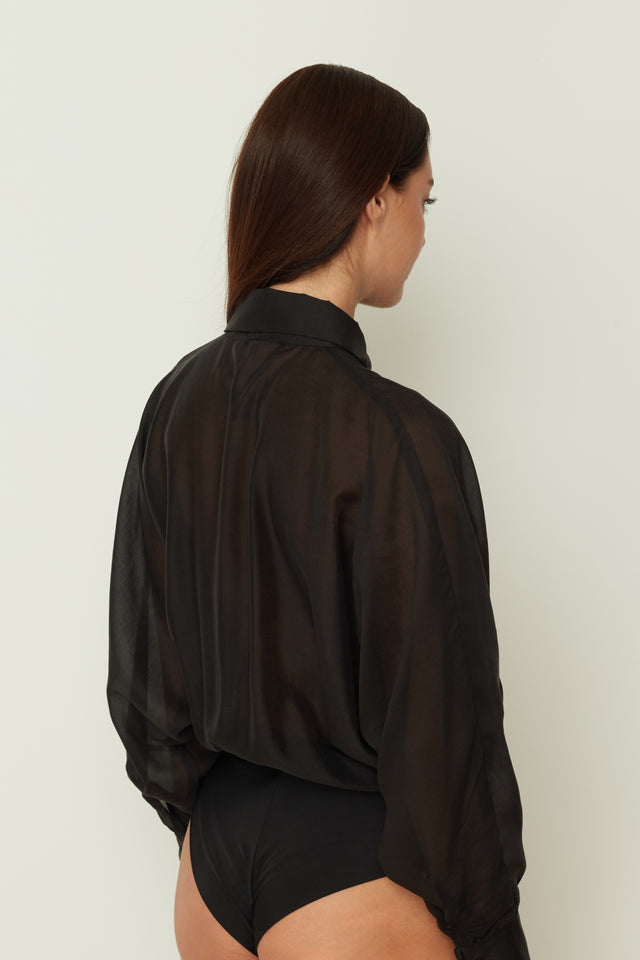 BODYSUIT SHIRT BLACK