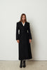 BELTED COAT BLACK