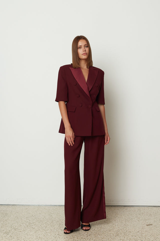 POWER BLAZER BORDEAUX