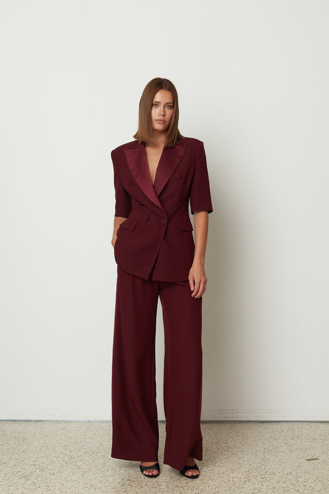 POWER BLAZER BORDEAUX