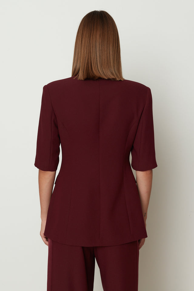 POWER BLAZER BORDEAUX